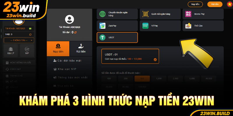 Khám phá 3 hình thức nạp tiền phổ biến nhất